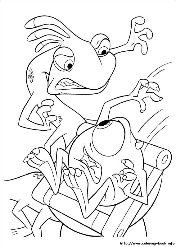 Monsters, inc. coloring picture